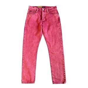 NWT Women’s Polo Ralph Lauren The Callen High Rise Slim Red Ankle Jeans Size 27